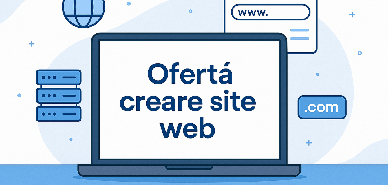 Ofertă creare site web – Design modern și servicii profesionale